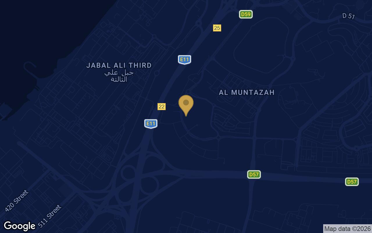 Map of Boulevard Park 2 in Jabal Ali First