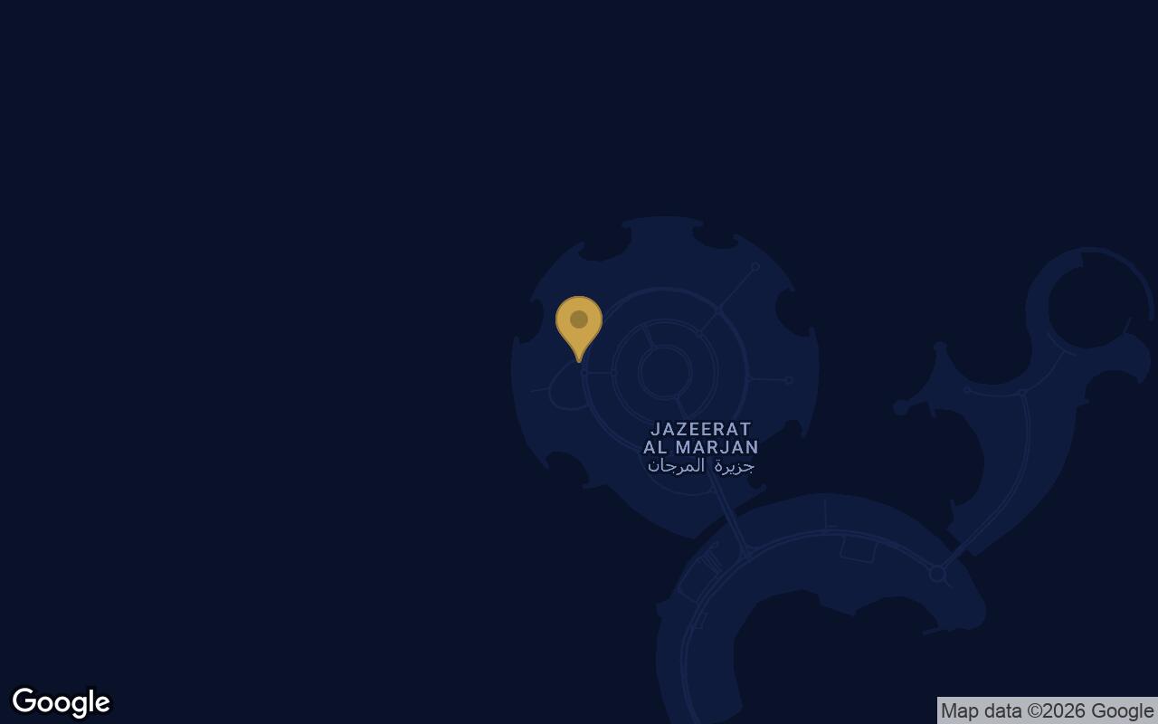 Map of Island Heights in Al Marjan Island