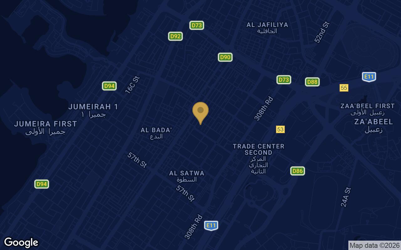Map of Rose Gardens 1 in Jumeirah Garden City