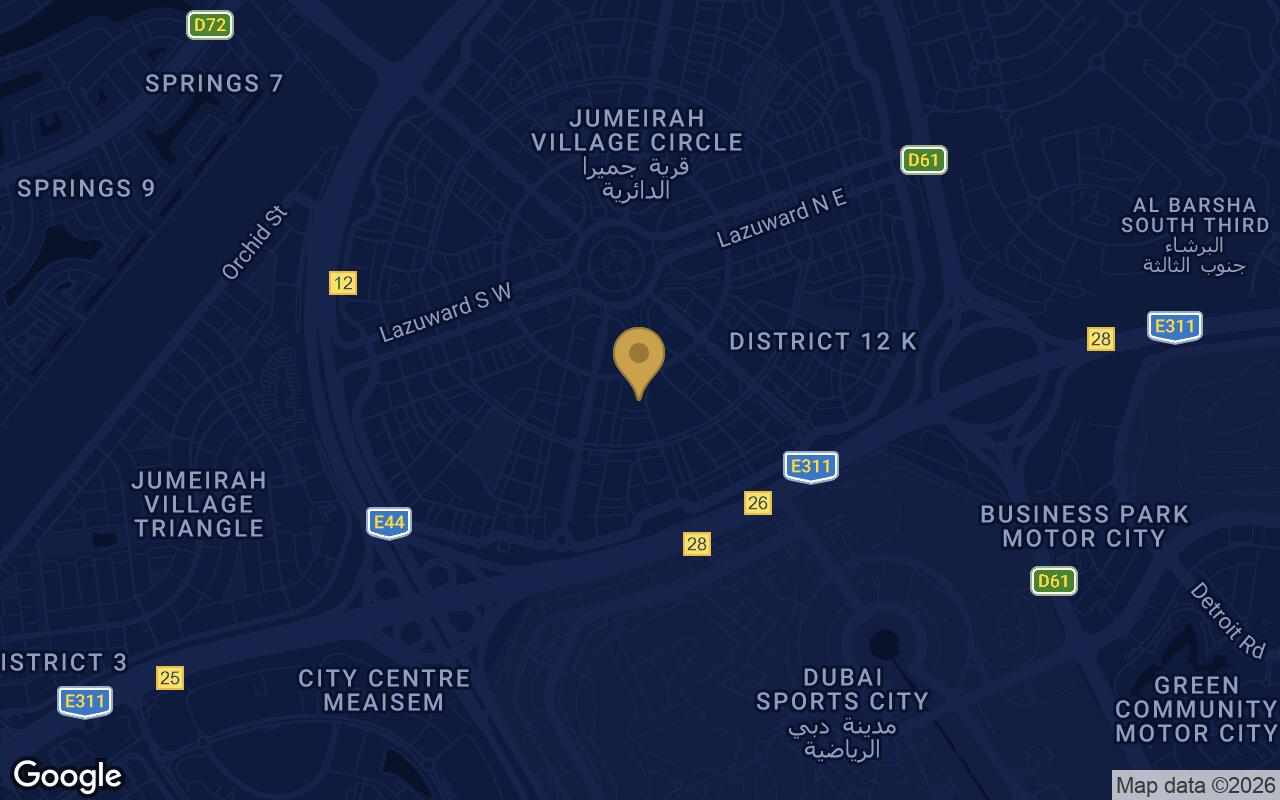 Map of Carmel Residence in Al Barsha South Fourth