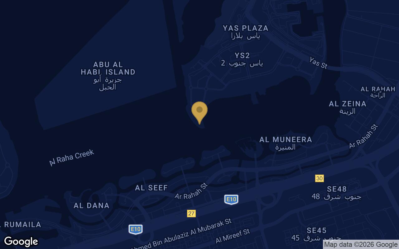 Map of The Icon Tower in Yas Island