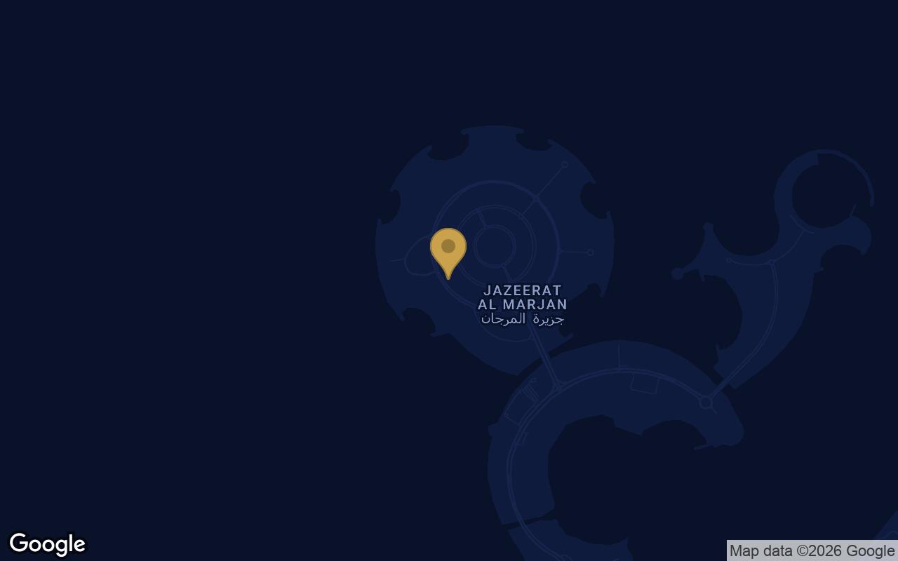 Map of Soleva Beach Residence in Al Marjan Island