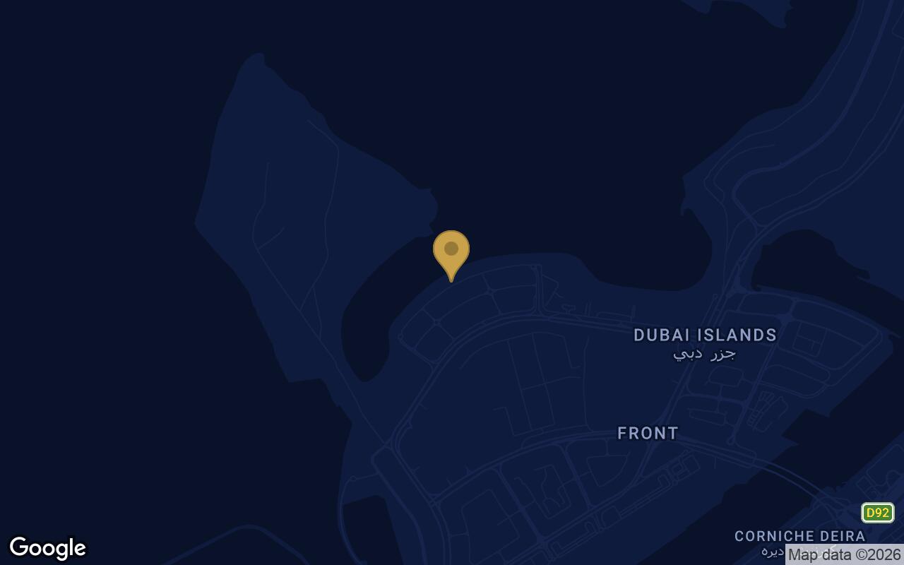 Map of Hado by Beyond in Dubai Islands