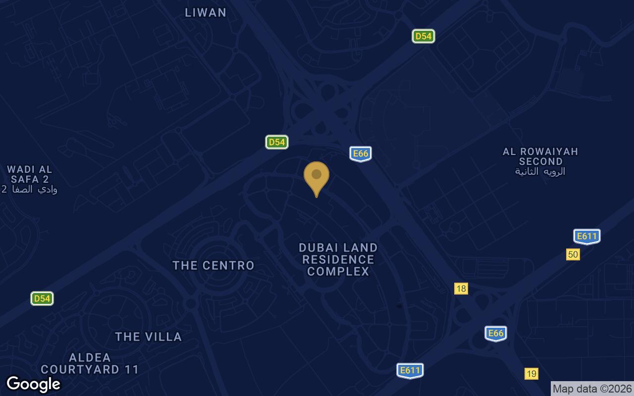 Map of Celesto Tower in Dubai Residence Complex
