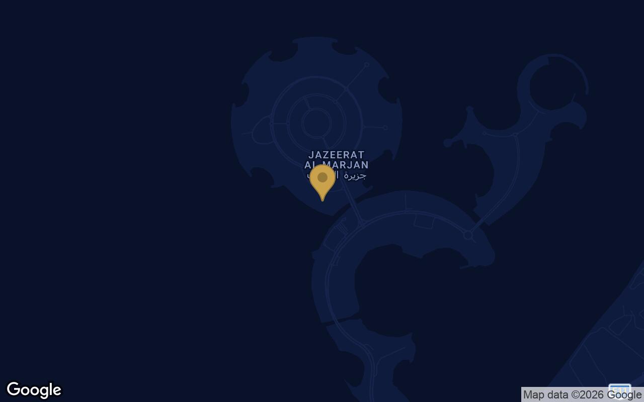 Map of Tonino Lamborghini Residences by BNW Developments in Al Marjan Island