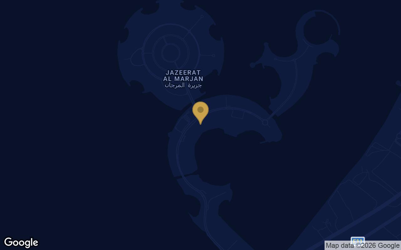 Map of The Residences at Sheraton Al Marjan Island Resort in Al Marjan Island