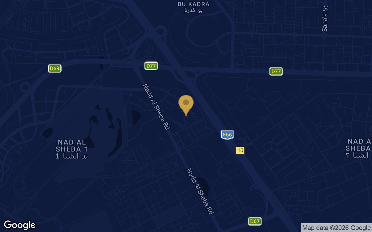 Map of Mercedes-Benz Places — Binghatti City in Nad Al Sheba First
