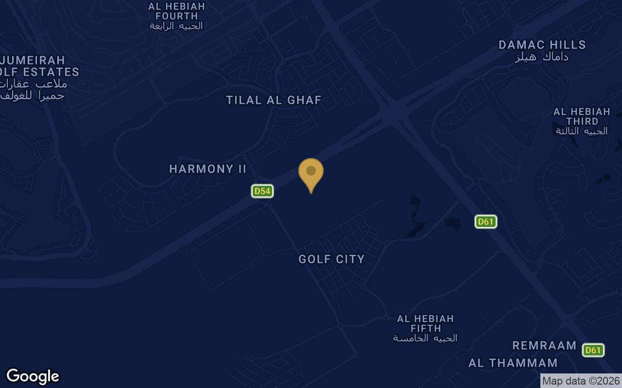 Map of Damac Lagoons Views Phase 3 in Damac Lagoons