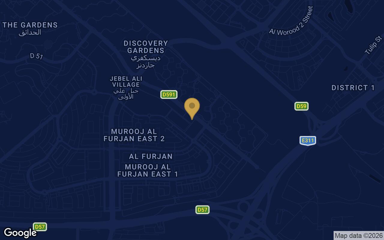 Map of Sunbliss Residences in Jabal Ali First