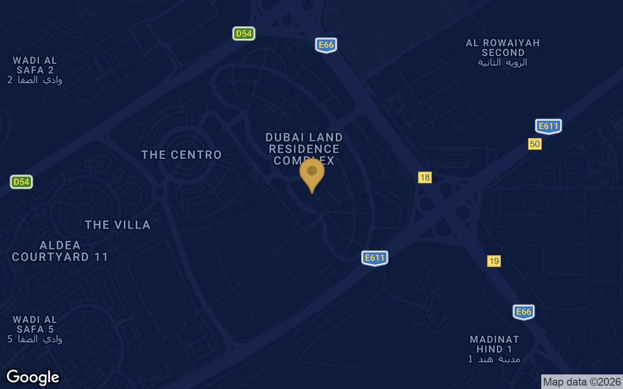 Map of AUM 99 Residences in Wadi Al Safa (V)