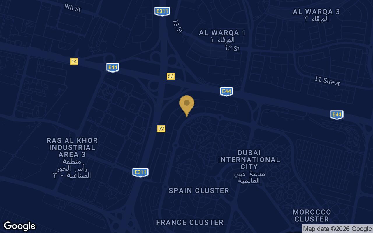 Map of Ryze by AUM in International City