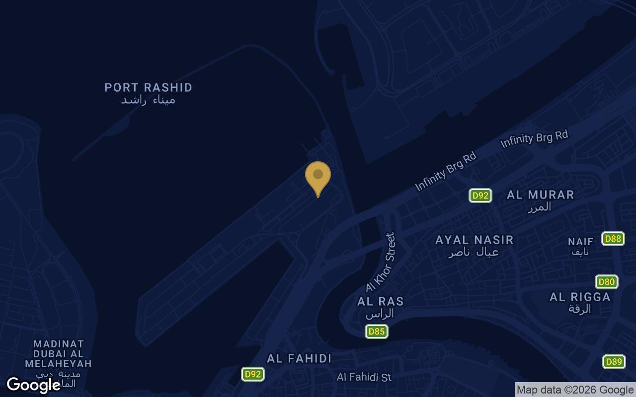 Map of Sera 1 in Mina Rashid
