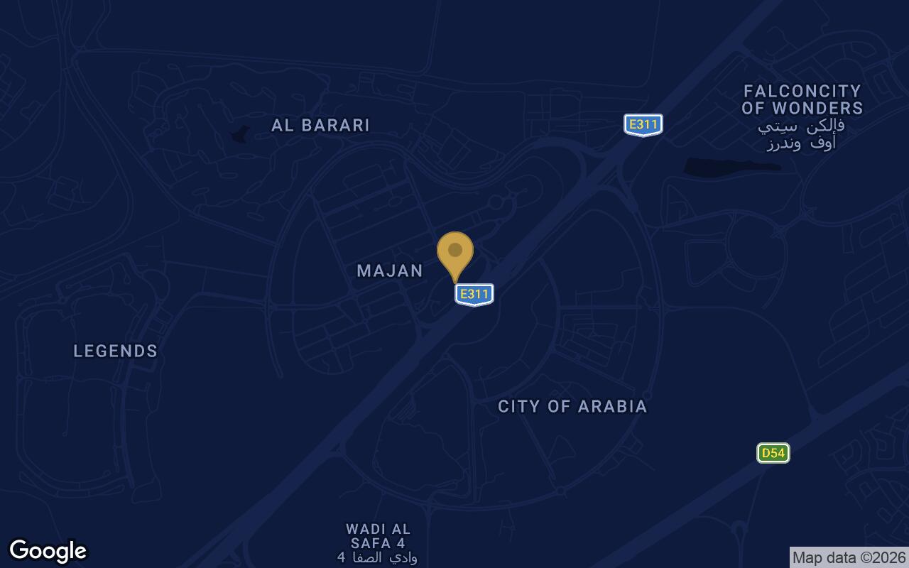 Map of Binghatti Skyflame in Wadi Al Safa (III)