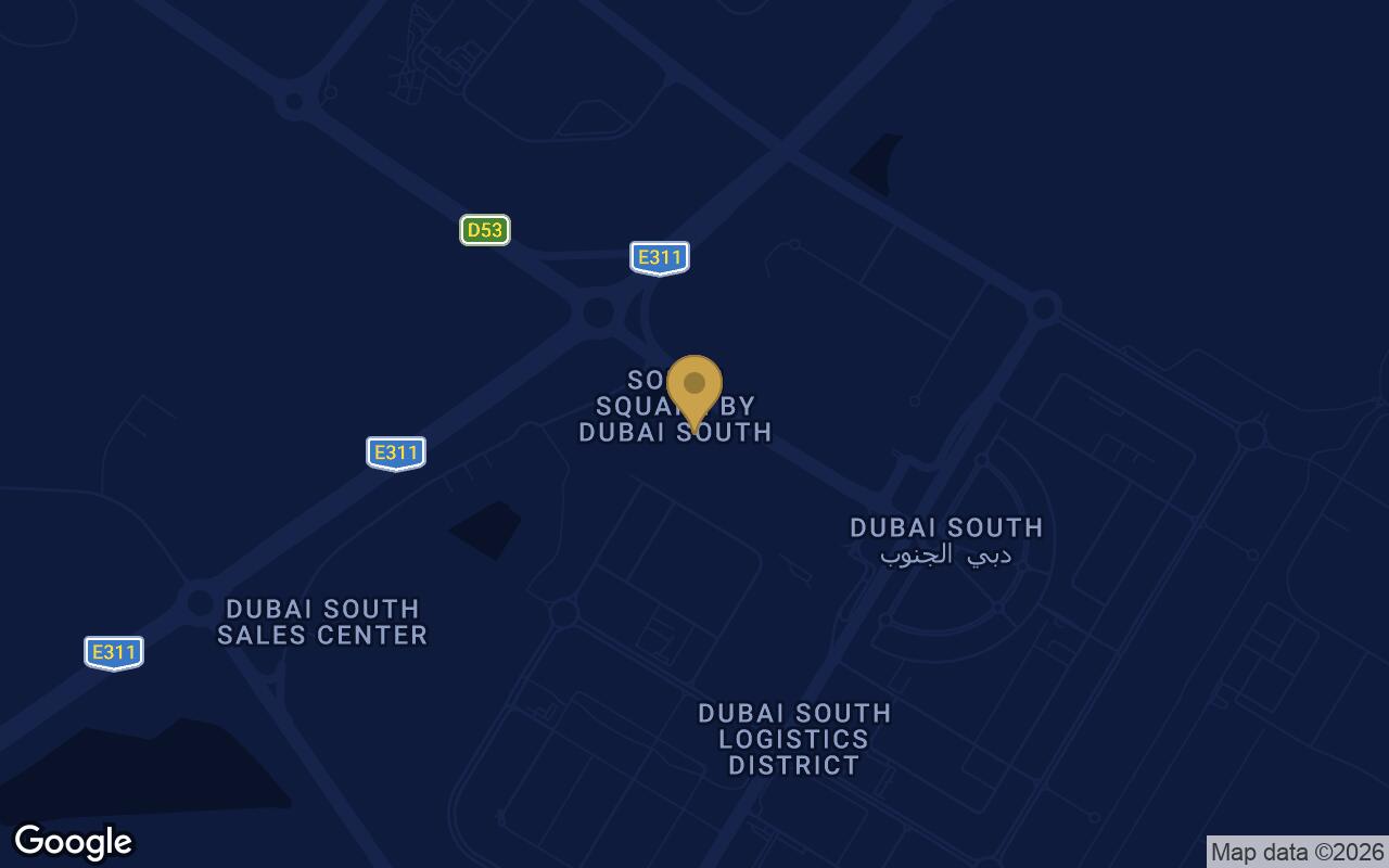 Map of South Square Tower S1 in Dubai South
