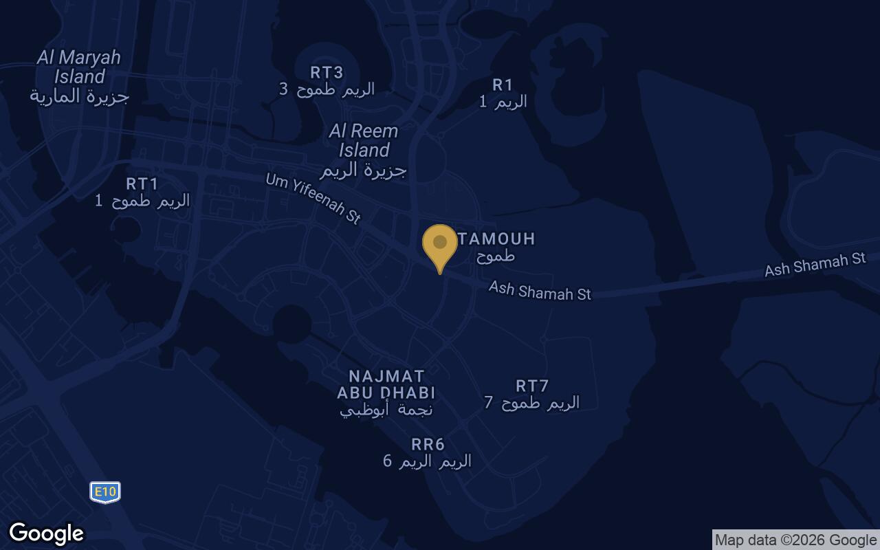 Map of Rotana Residences South Tower in Al Reem Island