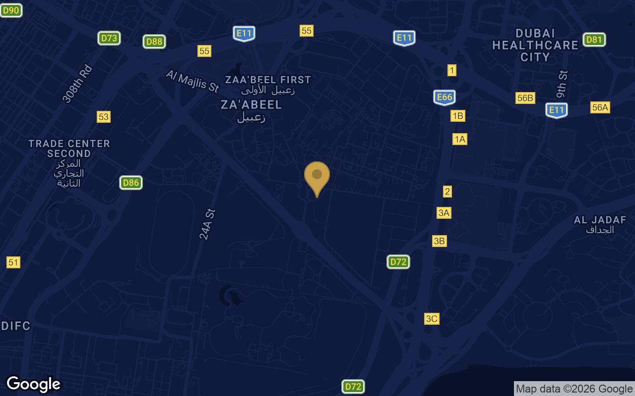 Map of Artistry Two Residences in DDD (Dubai Design District)