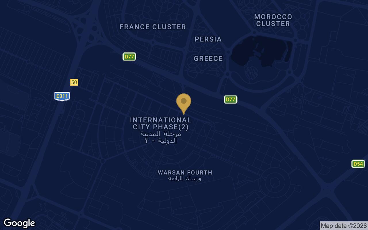Map of Stellar Axis in Al Warsan Fourth