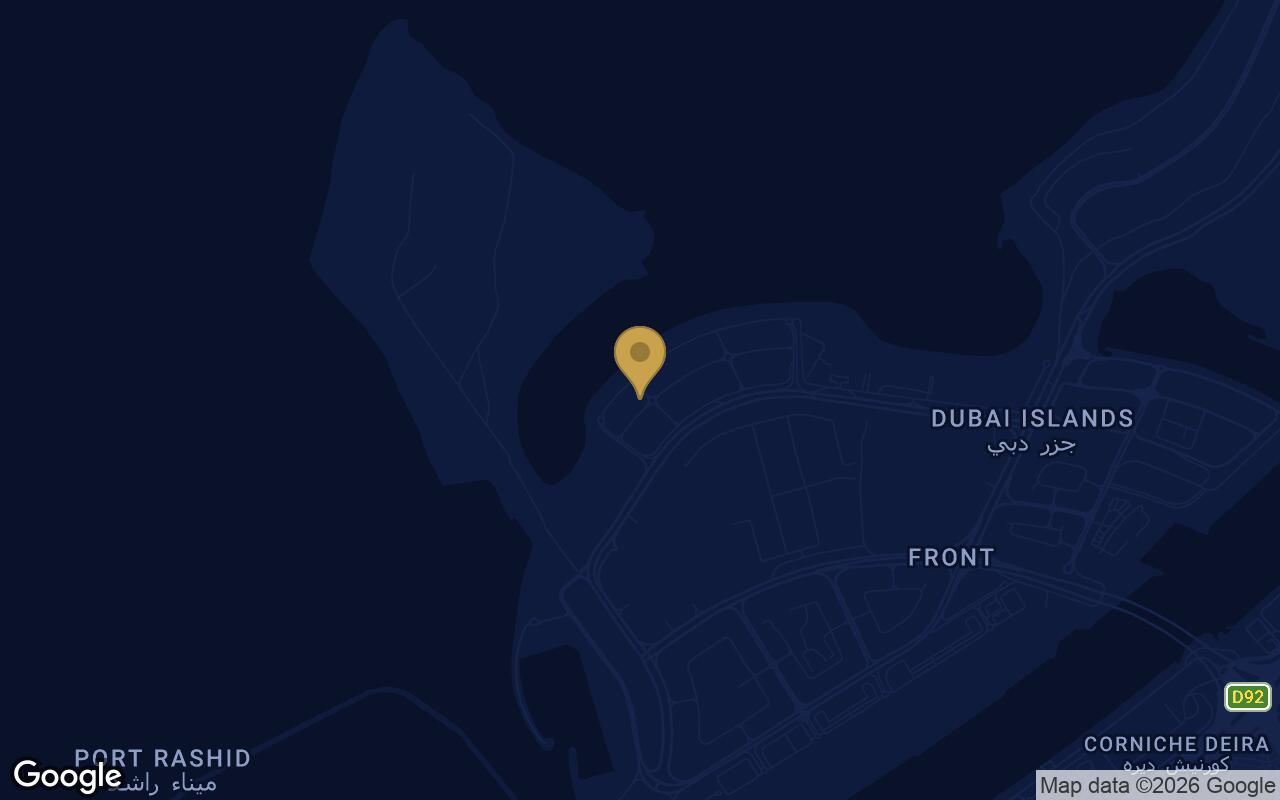 Map of Treppan Living Prive in Dubai Islands
