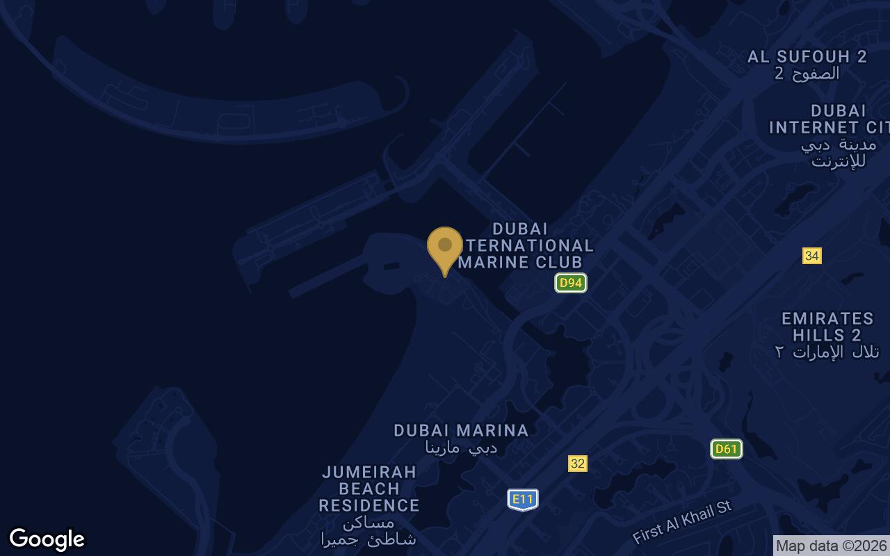 Map of The Residences at The Dubai Beach EDITION in Dubai Harbour