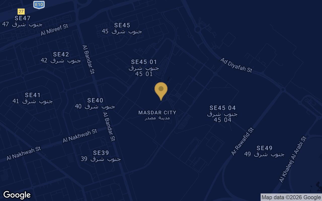 Map of Sila in Masdar City