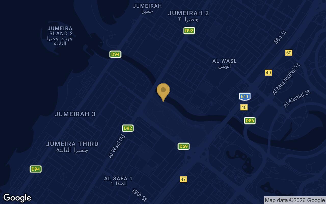 Map of Casa Canal in Safa Park