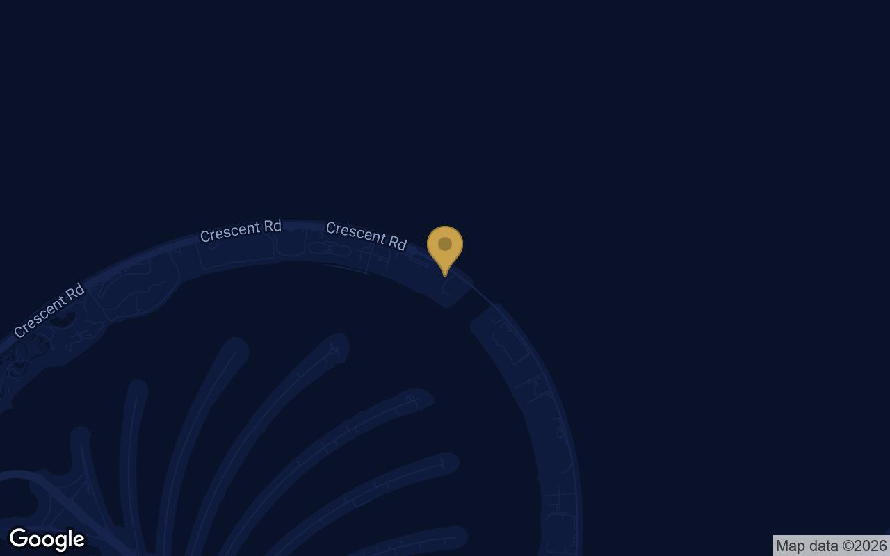 Map of Armani Beach Residences in Palm Jumeirah