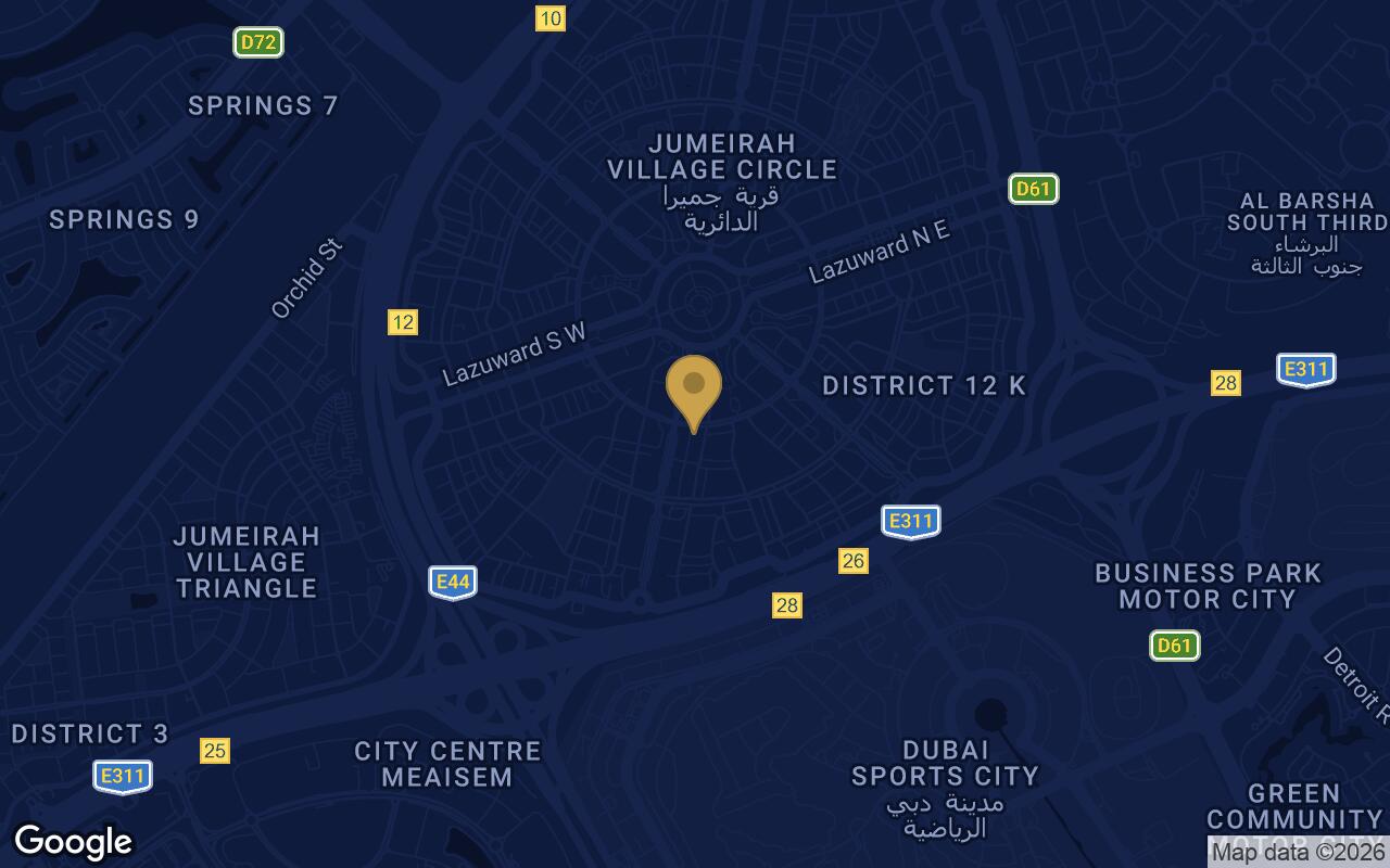 Map of Elysee Maison in JVC (Jumeirah Village Circle)