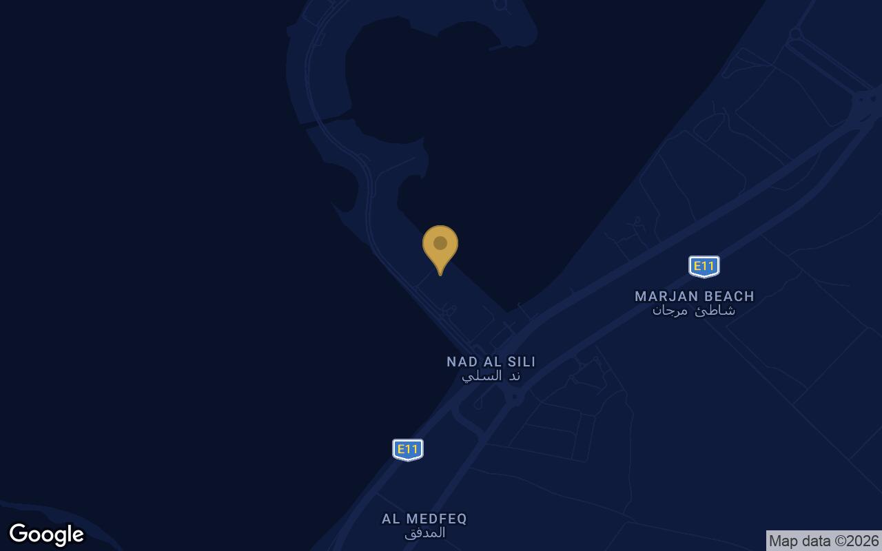 Map of Nikki Beach Residences in Al Marjan Island