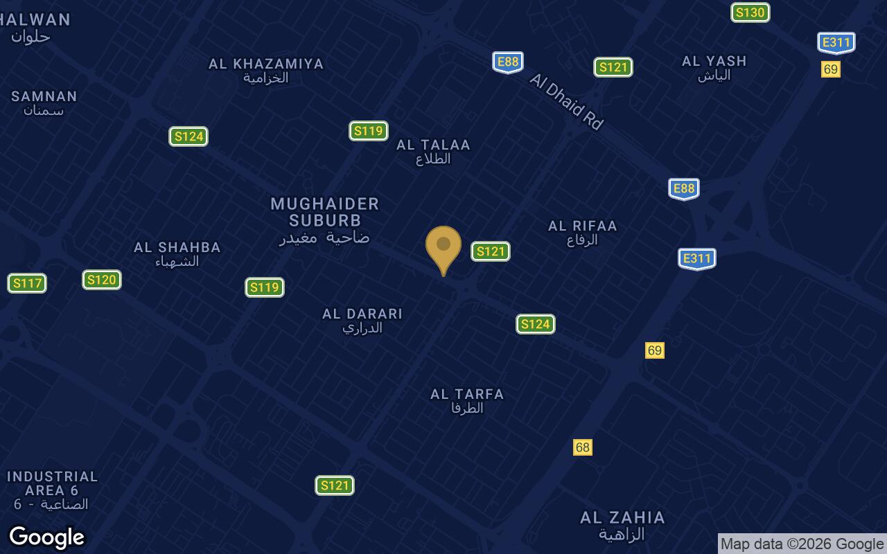 Map of Al Mamsha in Muwaileh