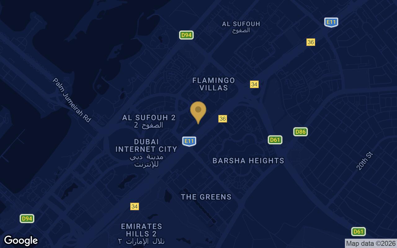 Map of Iconic Tower in Al Sufouh (II)