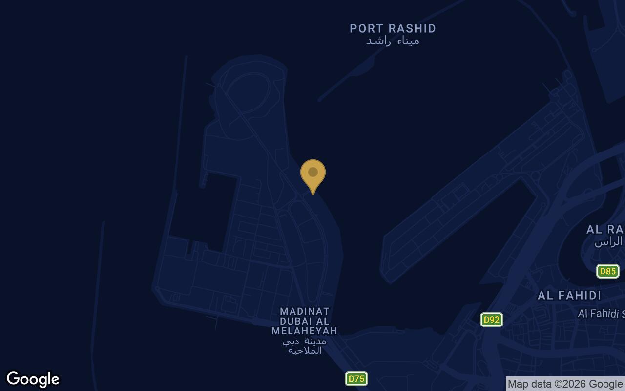 Map of Harbour Lights in DMC (Dubai Maritime City)