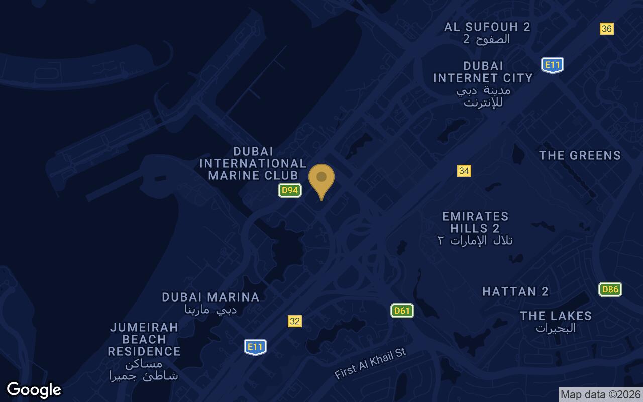 Map of Aeternitas in Dubai Marina