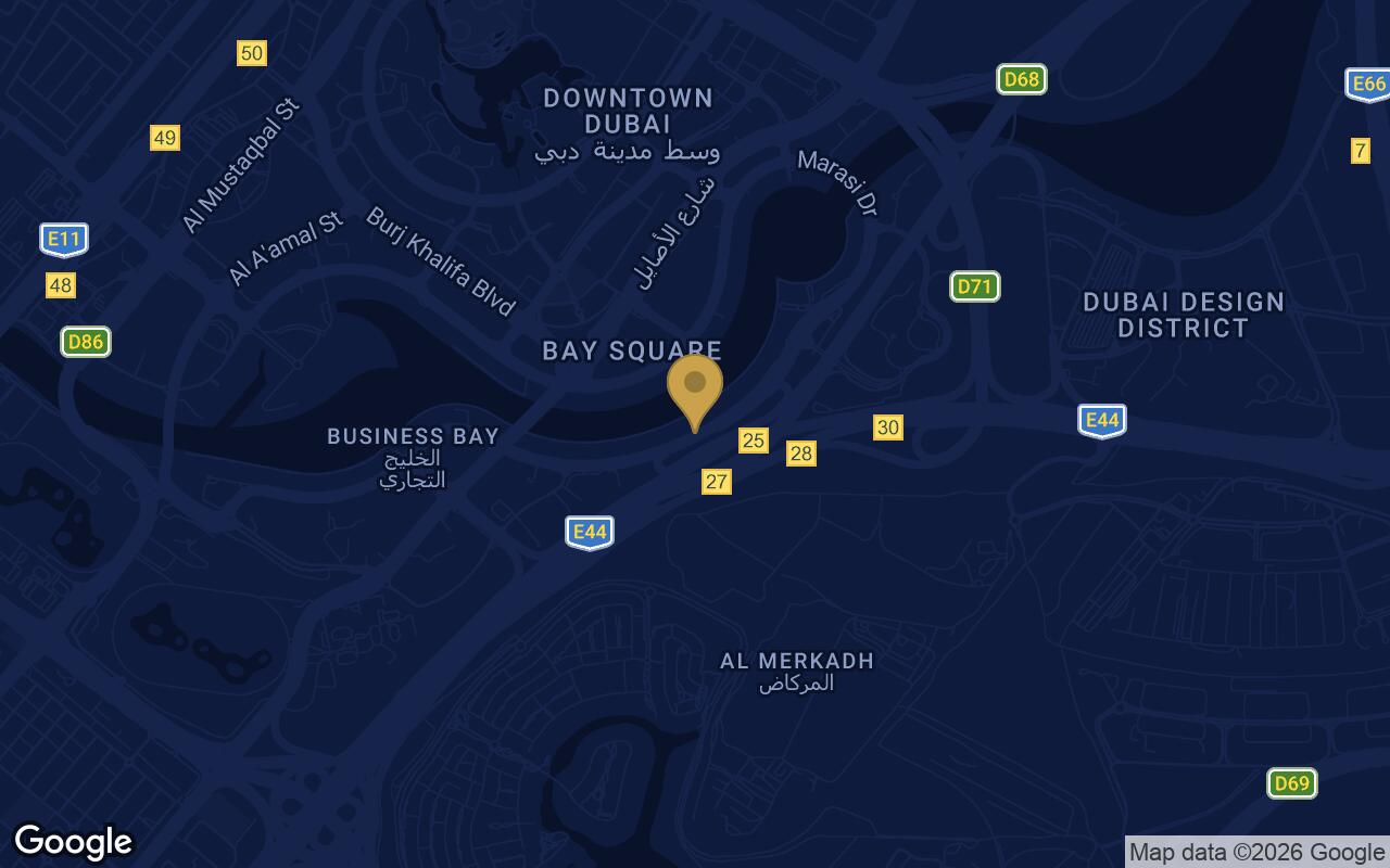 Map of Altitude de Grisogono in Business Bay